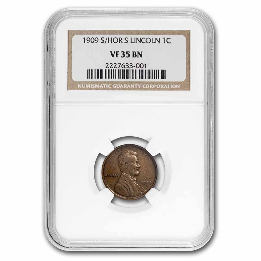 Buy 1909-S Lincoln Cent VF-35 NGC (Brown, S/Horizontal S) | APMEX