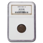 1909-S VDB Lincoln Cent AU-55 NGC (Brown)