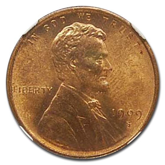 Buy 1909-S VDB Lincoln Cent MS-65 NGC CAC (Red/Brown) | APMEX