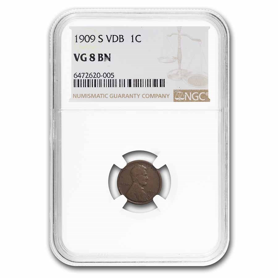 1909-S VDB Lincoln Cent VG-8 NGC