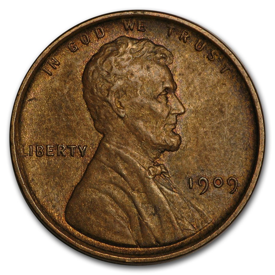 1909 VDB Lincoln Cent BU (Brown)