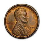 1909 VDB Lincoln Cent BU (Red)