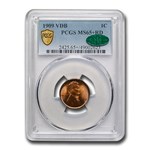 1909 VDB Lincoln Cent MS-65+ PCGS CAC (Red)