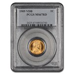 1909 VDB Lincoln Cent MS-67 PCGS (Red)