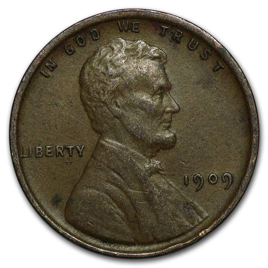 1909 VDB Lincoln Cent XF