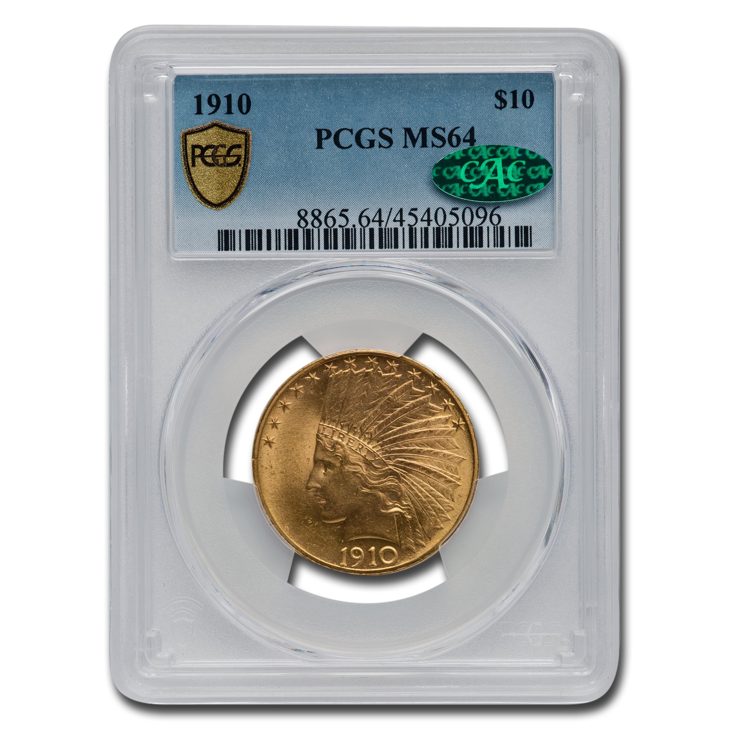 Buy 1910 $10 Indian Gold Eagle MS-64 PCGS CAC | APMEX