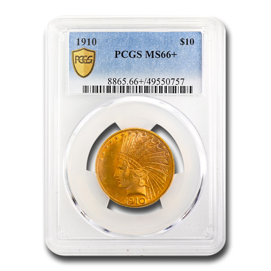 1910 $10 Indian Gold Eagle MS-66+ PCGS