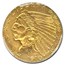 1910 $2.50 Indian Gold Quarter Eagle MS-65 PCGS