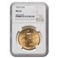1910 $20 St Gaudens Gold Double Eagle MS-65 NGC