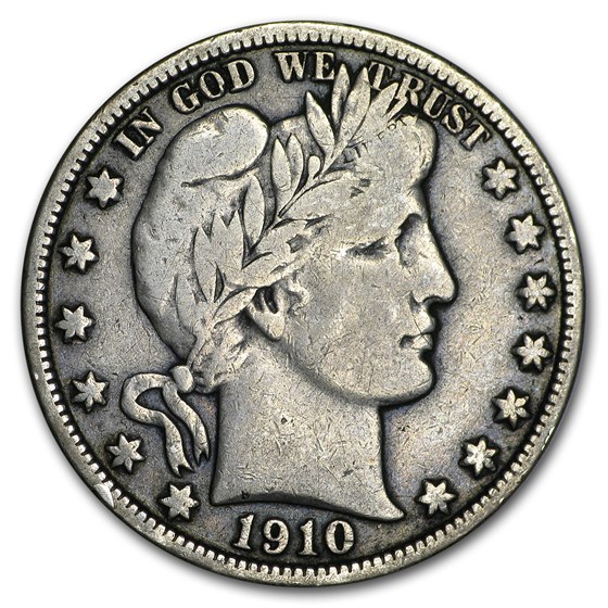 Buy 1910 Barber Half Dollar Fine | APMEX