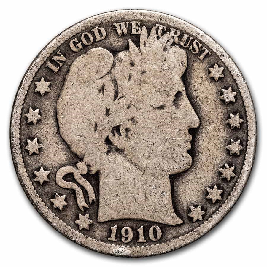 1910 Barber Half Dollar Good