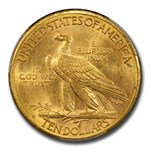 1910-D $10 Indian Gold Eagle MS-62 PCGS CAC