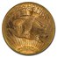 1910-D $20 St Gaudens Gold Double Eagle MS-63 PCGS (Rattler)