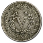 1910 Liberty Head V Nickel VF