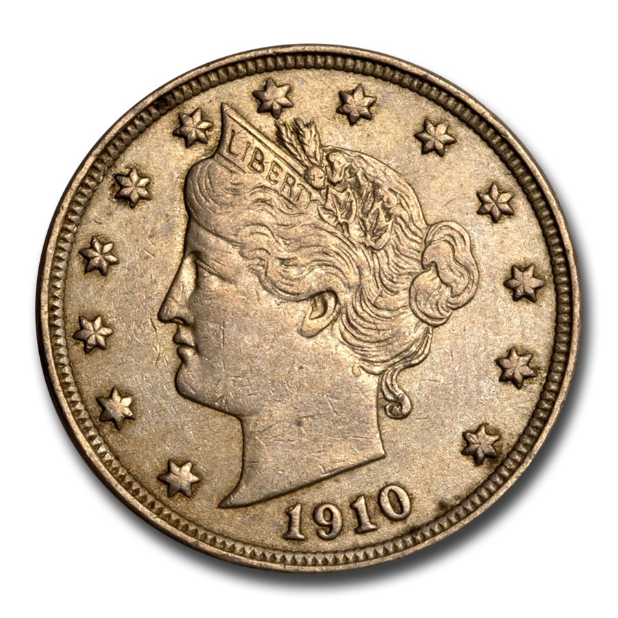 Buy 1910 Liberty Head V Nickel XF | APMEX