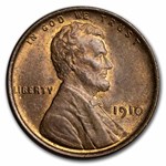 1910 Lincoln Cent BU (Red/Brown)