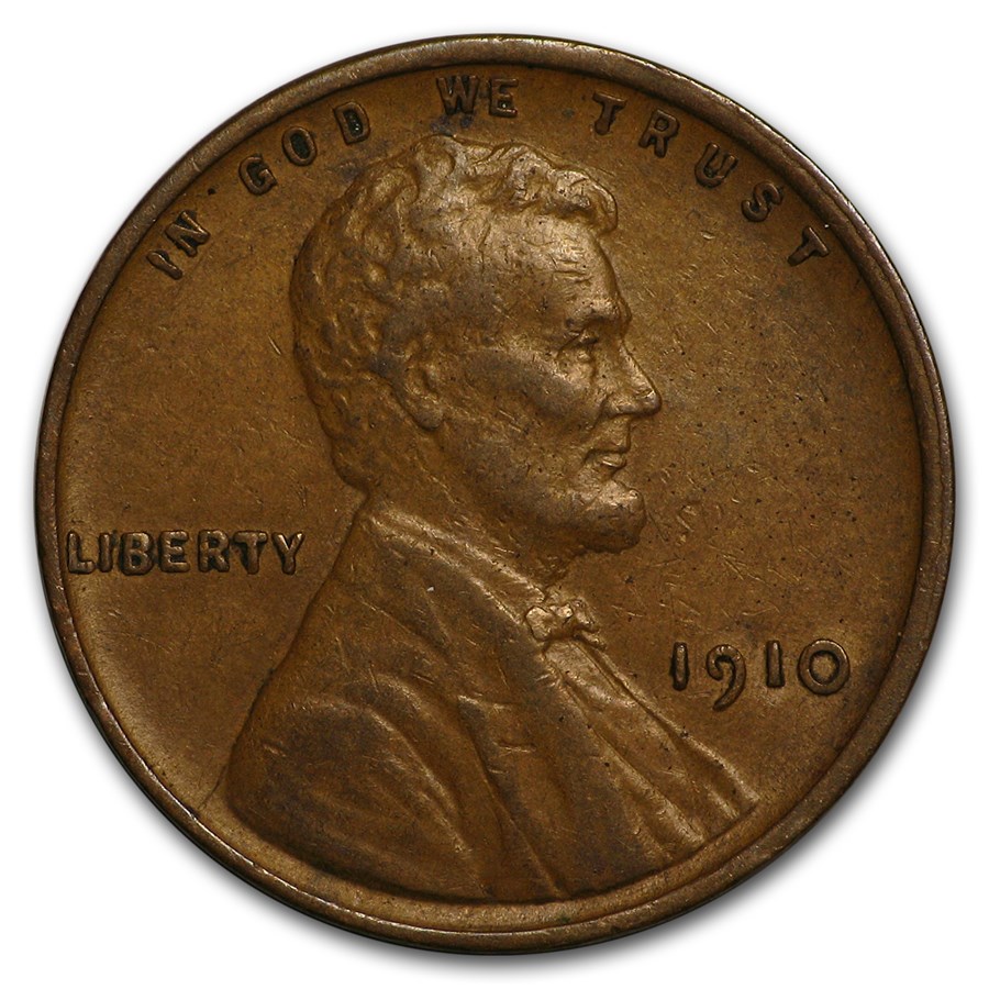 1910 Lincoln Cent XF