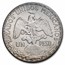 1910 Mexico Silver 1 Peso Caballito AU
