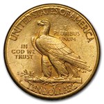 1910-S $10 Indian Gold Eagle AU