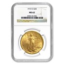 1910-S $20 St Gaudens Gold Double Eagle MS-62 NGC