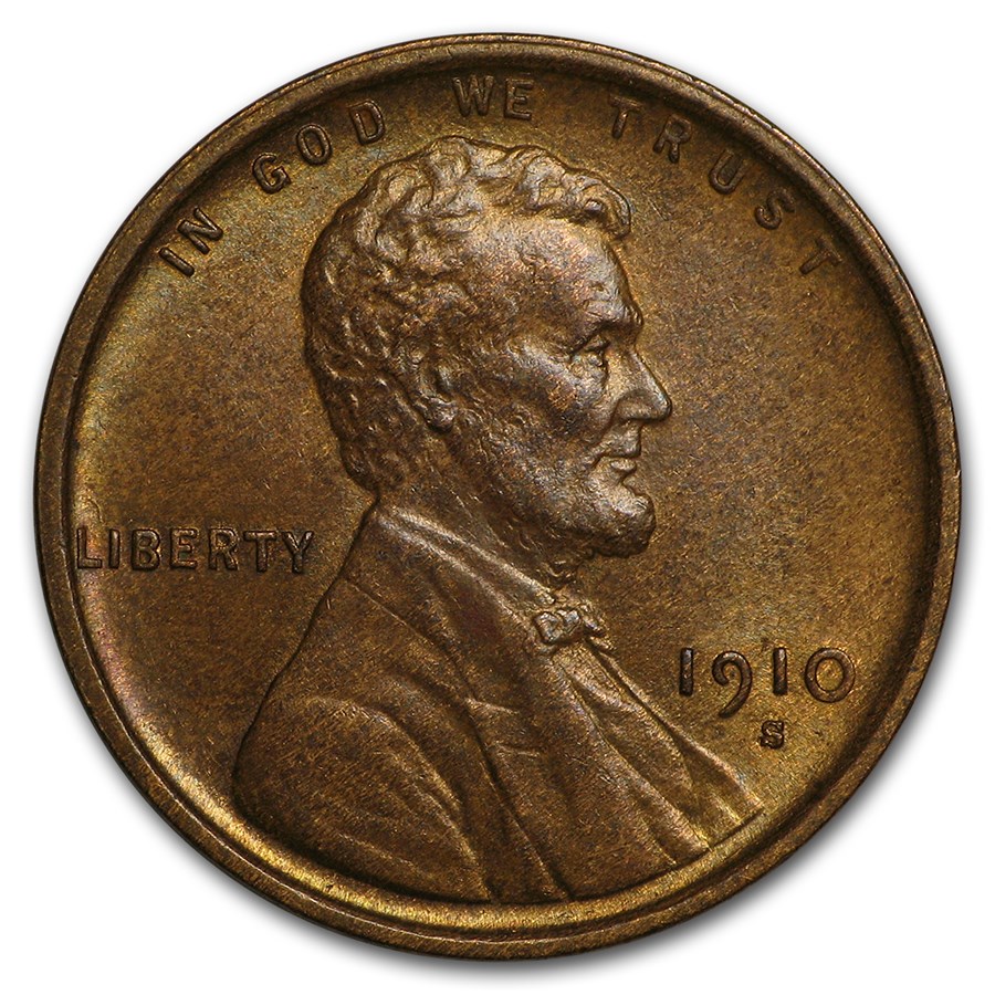 1910-S Lincoln Cent BU (Brown)