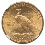 1911 $10 Indian Gold Eagle MS-62 NGC