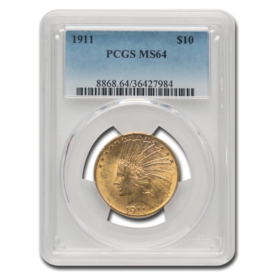 Buy 1911 $10 Indian Gold Eagle MS-64 PCGS | APMEX