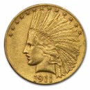 1911 $10 Indian Gold Eagle XF