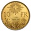 1911-1922 Switzerland Gold 10 Francs BU (Random)