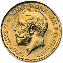 1911-1925 Great Britain Gold 1/2 Sovereign George V XF
