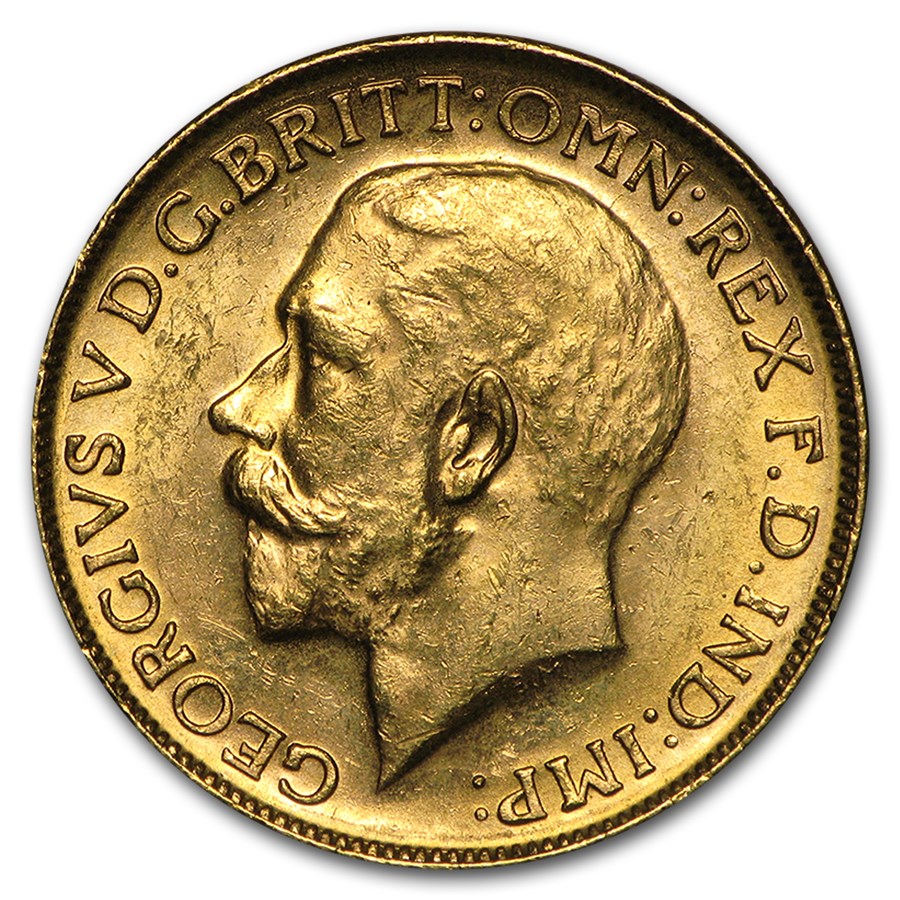 Buy 1911-1931-M Australia Gold Sovereign George V AU | APMEX