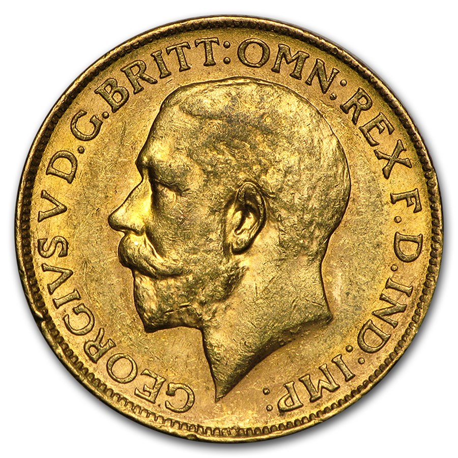 Buy 1911-1931-M Australia Gold Sovereign George V Avg Circ | APMEX