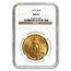 1911 $20 St Gaudens Gold Double Eagle MS-62 NGC