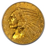 1911 $5 Indian Gold Half Eagle MS-64 PCGS