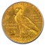 1911 $5 Indian Gold Half Eagle MS-64 PCGS