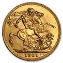 1911-C Canada Gold Sovereign BU