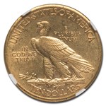 1911-D $10 Indian Gold Eagle AU-55 NGC