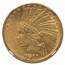 1911-D $10 Indian Gold Eagle AU-58 NGC