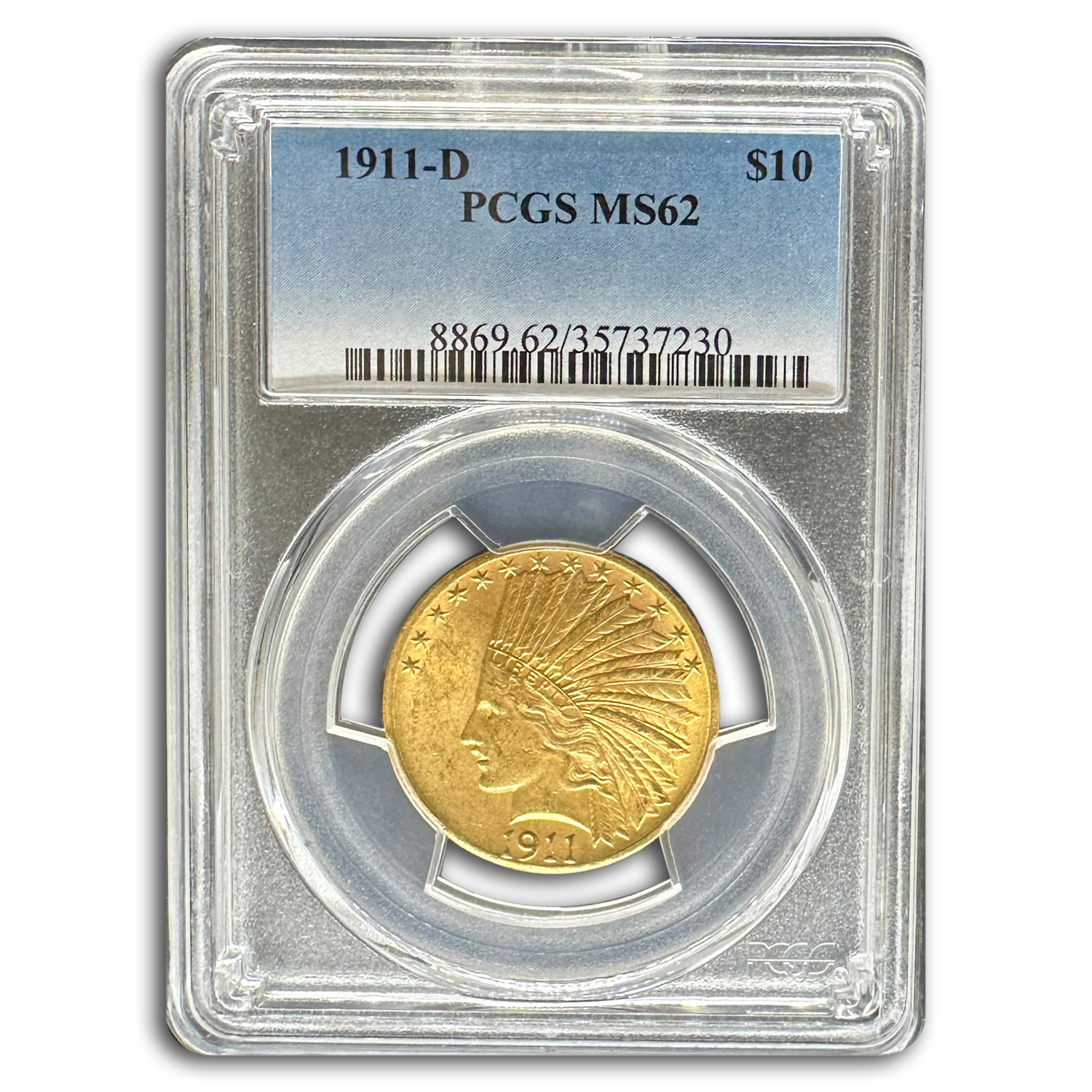 Buy 1911-D $10 Indian Gold Eagle MS-62 PCGS | APMEX