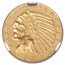 1911-D $5 Indian Gold Half Eagle AU-53 NGC