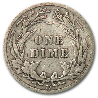 Buy 1911-D Barber Dime Fine | APMEX