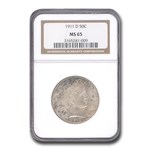 1911-D Barber Half Dollar MS-65 NGC