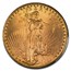 1911-D/D $20 St Gaudens Gold Double Eagle MS-66 PCGS (FS-501)