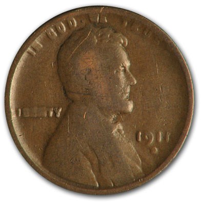 1911-D Lincoln Cent Good/VG