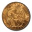 1911 France Gold 20 Francs Rooster MS-66 PCGS