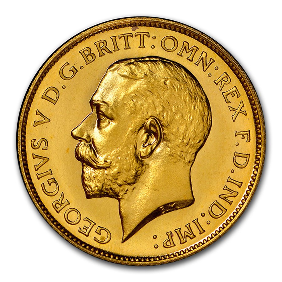 Buy 1911 Great Britain Gold Half-Sovereign George V PF-65+ NGC (Cam ...