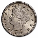 1911 Liberty Head V Nickel BU
