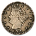 1911 Liberty Head V Nickel XF