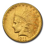 1911-S $10 Indian Gold Eagle MS-62 PCGS CAC