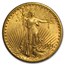 1911-S $20 St Gaudens Gold Double Eagle AU